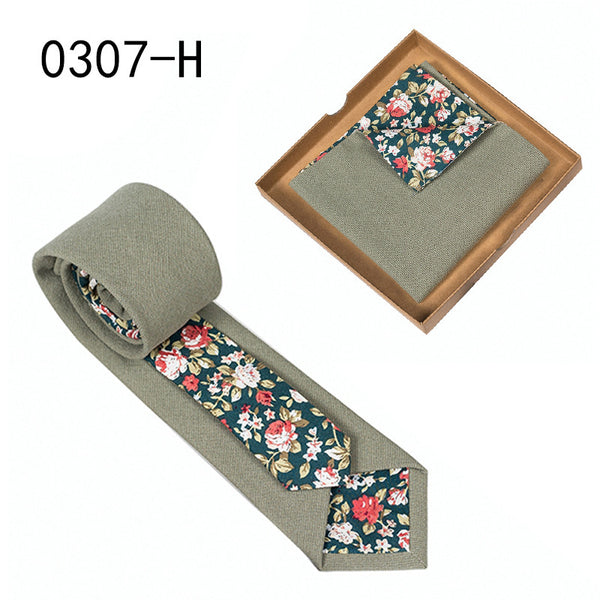 Floral Cotton Tie