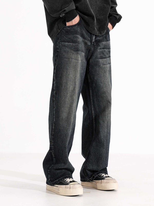 Straight Retro Loose Jeans