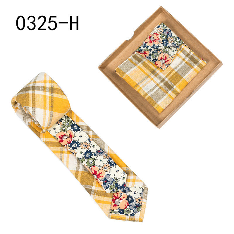 Floral Cotton Tie