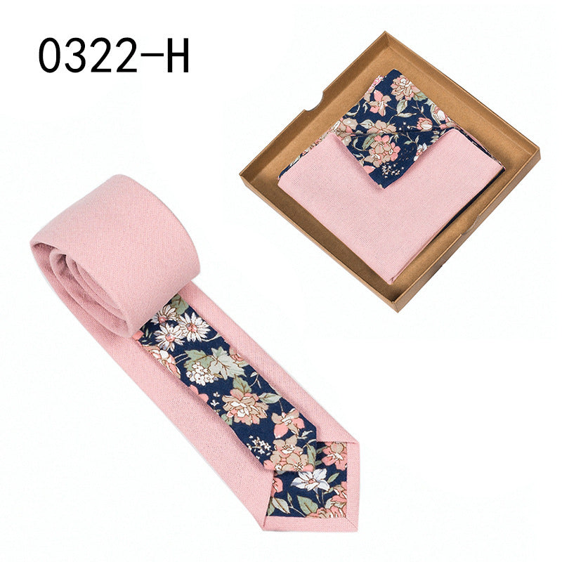 Floral Cotton Tie