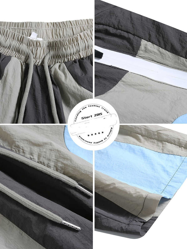 Patchwork Sport Shorts