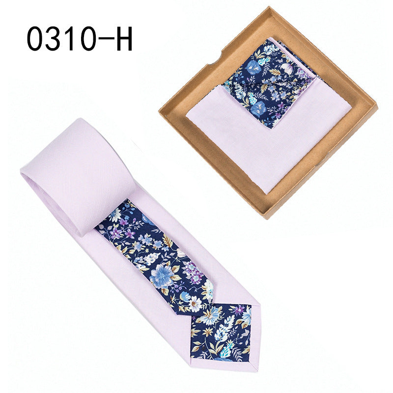 Floral Cotton Tie