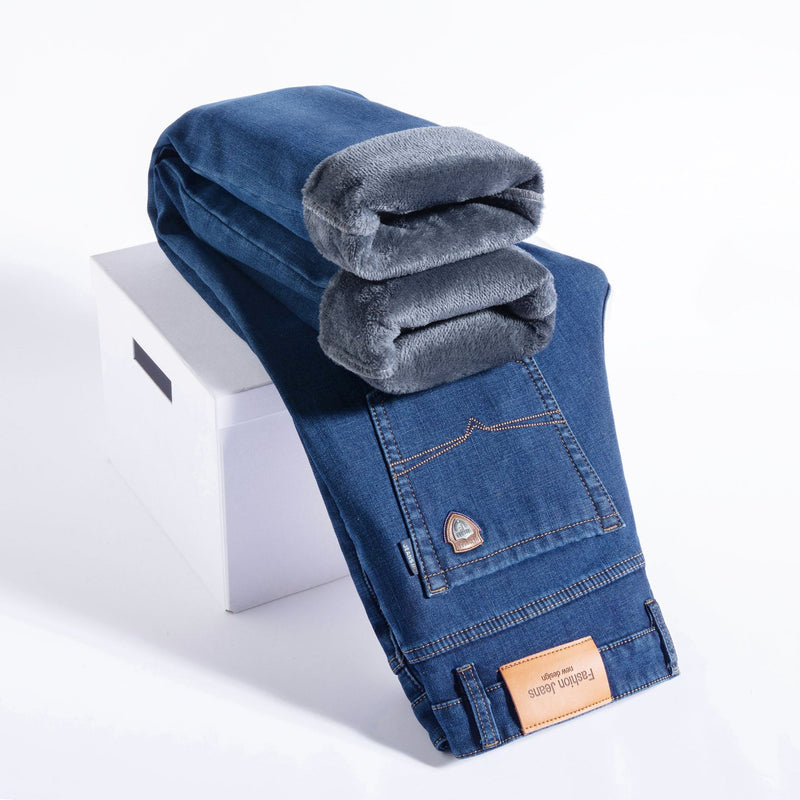 Fleece Plus Size Jeans
