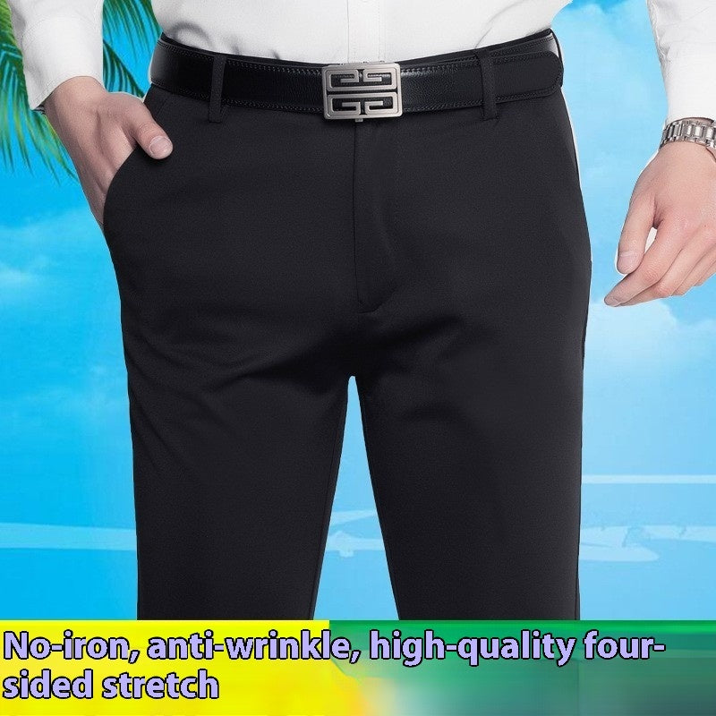 Thin Straight Pants