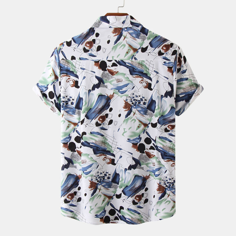 Floral Lapel Shirt