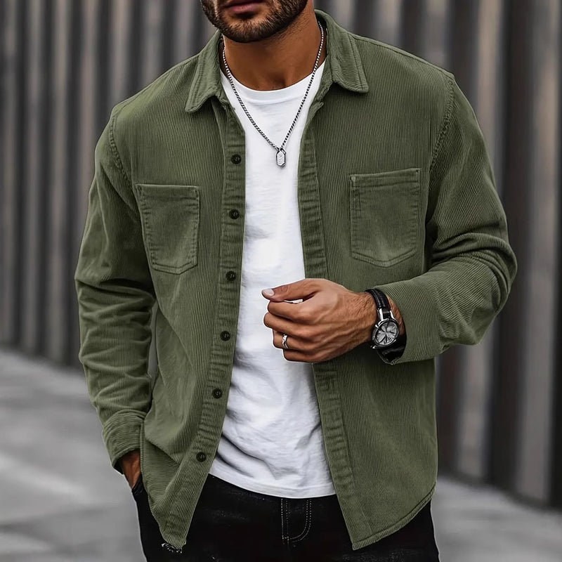 Corduroy Shirt Coat
