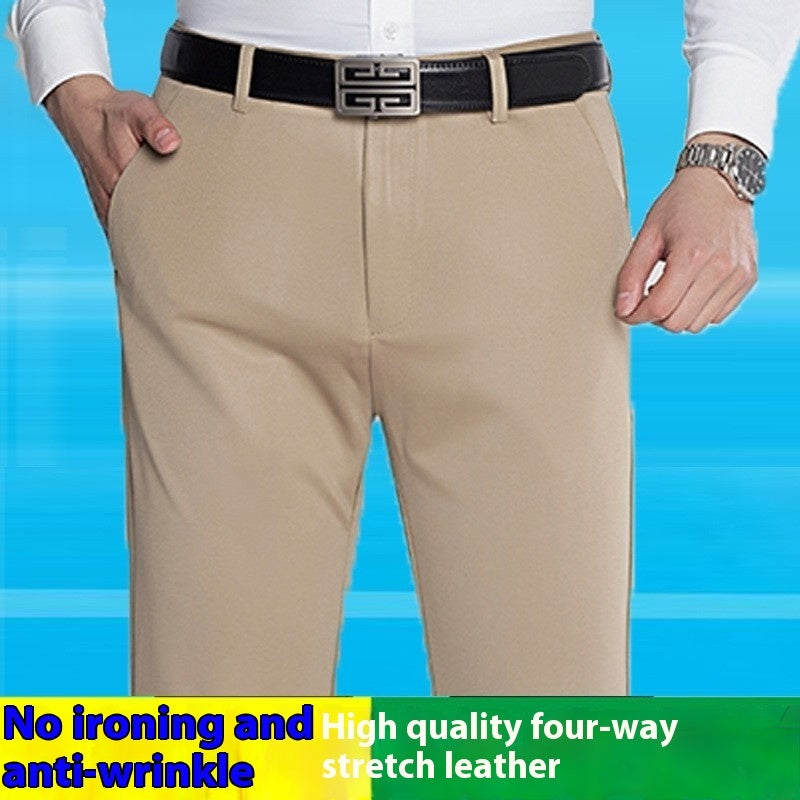 Thin Straight Pants