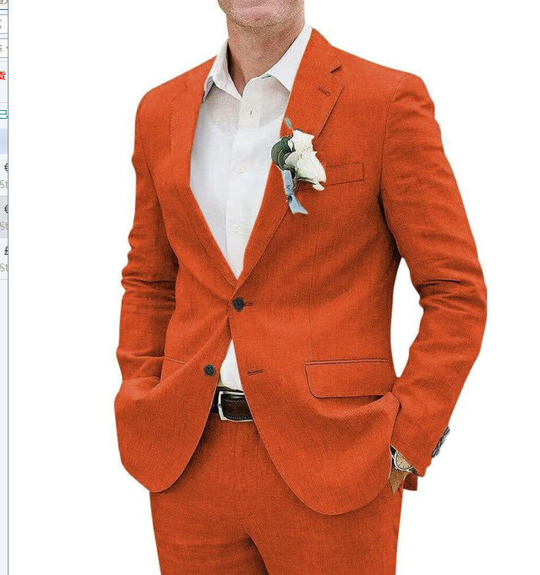 Casual Linen Suit