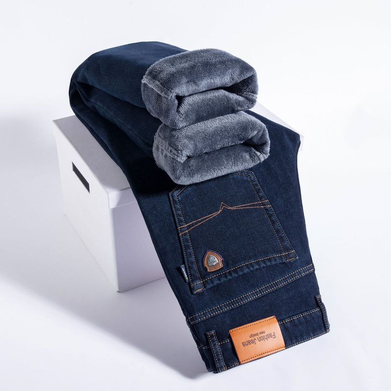 Fleece Plus Size Jeans