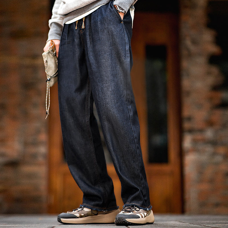 Double Pleated Jeans