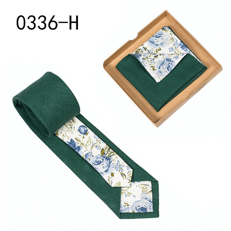 Floral Cotton Tie