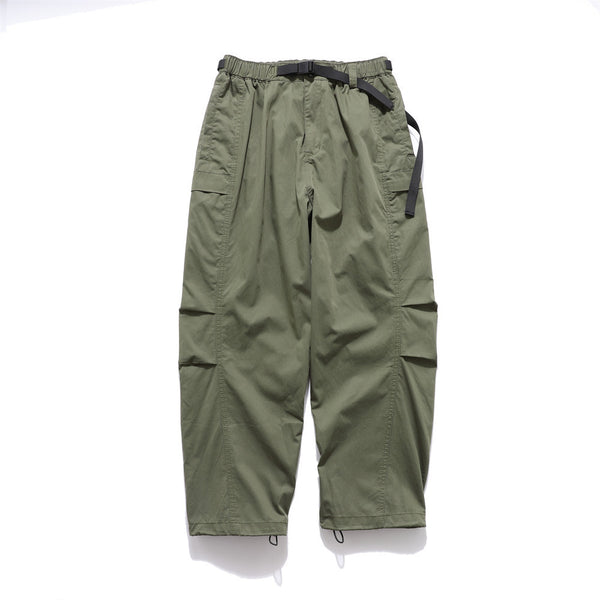 Loose Belted Overalls