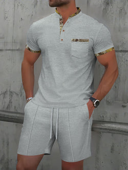 Waffle Polo Suit