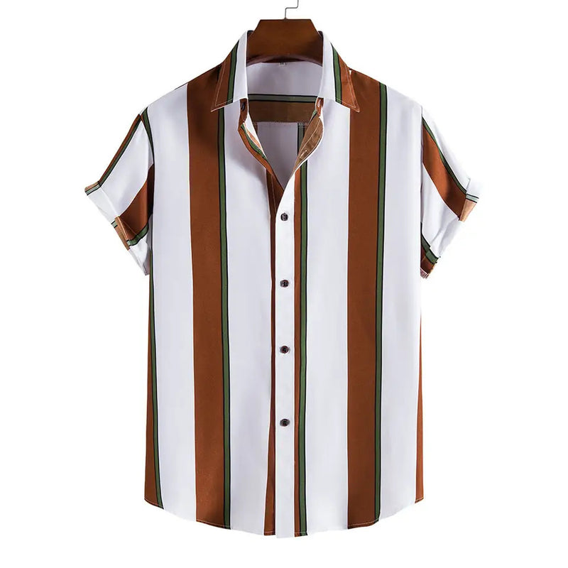 Chemise à rayures pour homme