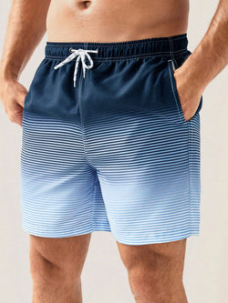 3D Striped Shorts