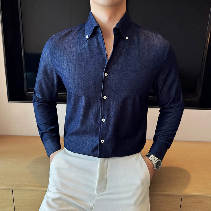 Men's Long-sleeved Denim