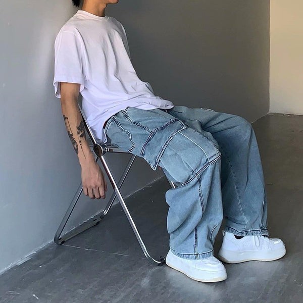 Retro Loose Cargo Jeans