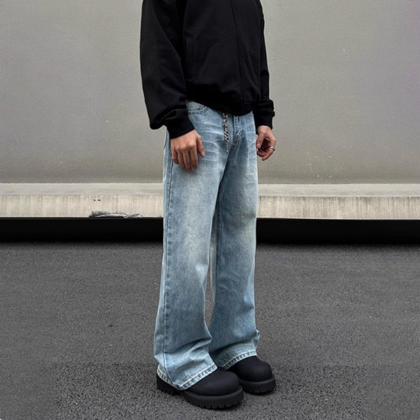 Washed Blue Jeans