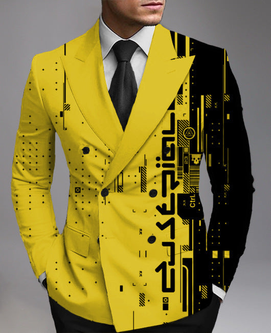 Men’s Printed Suit