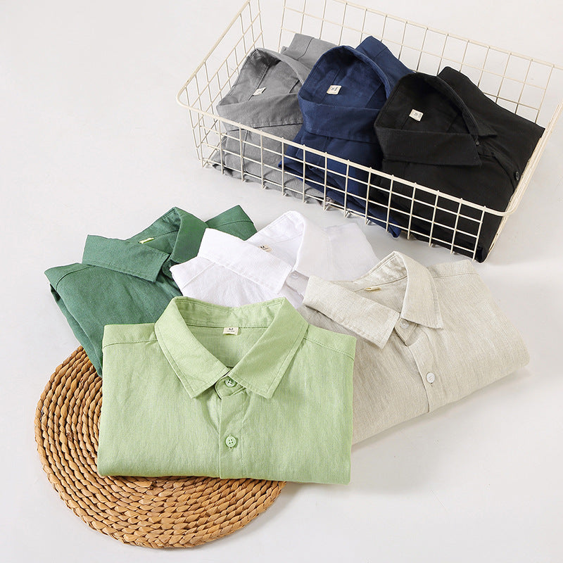 Linen Sleeve Shirt