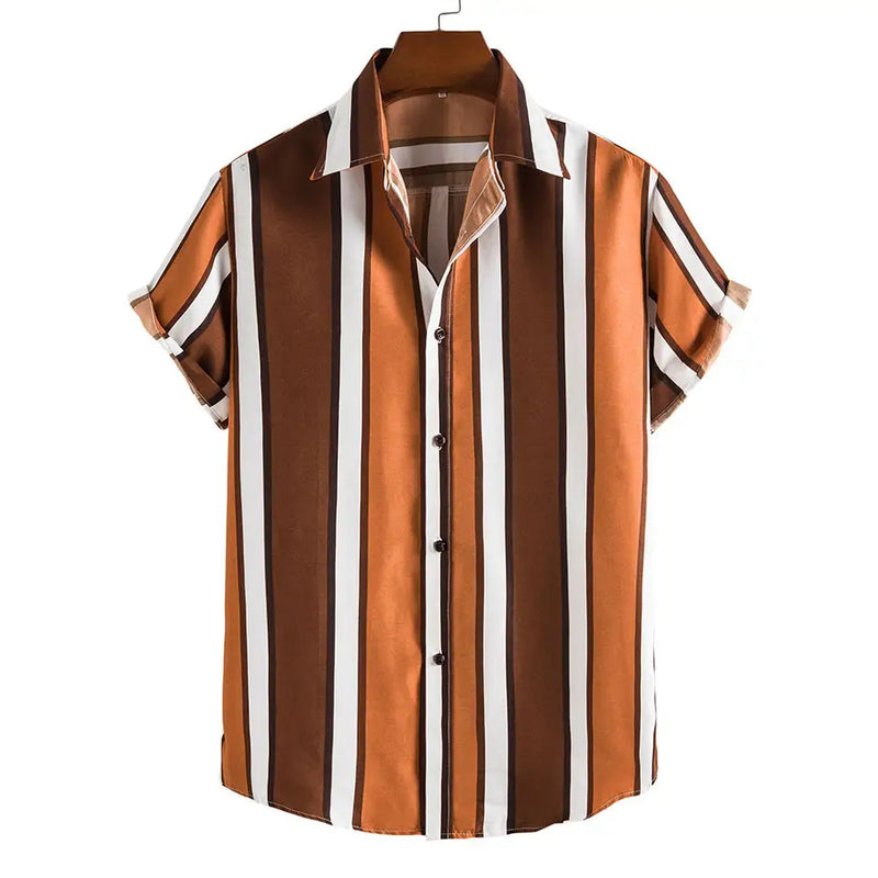 Chemise à rayures pour homme