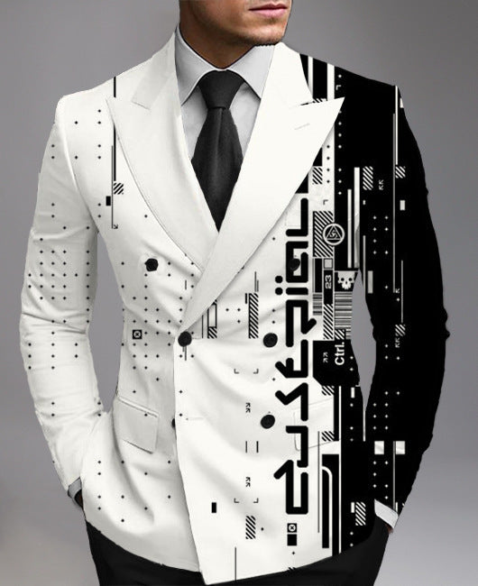 Men’s Printed Suit