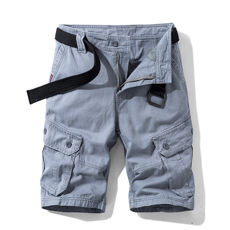 Solid Cargo Shorts