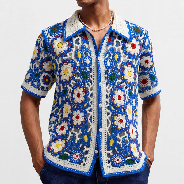 Crochet Knit Shirt
