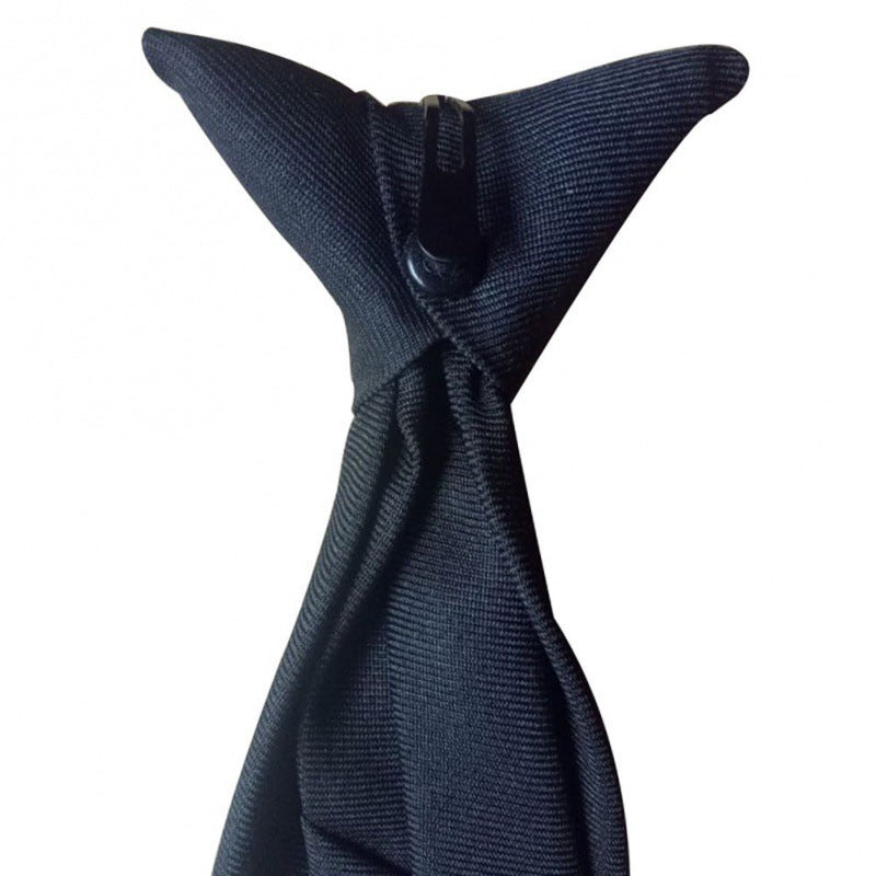Black Buttons Tie