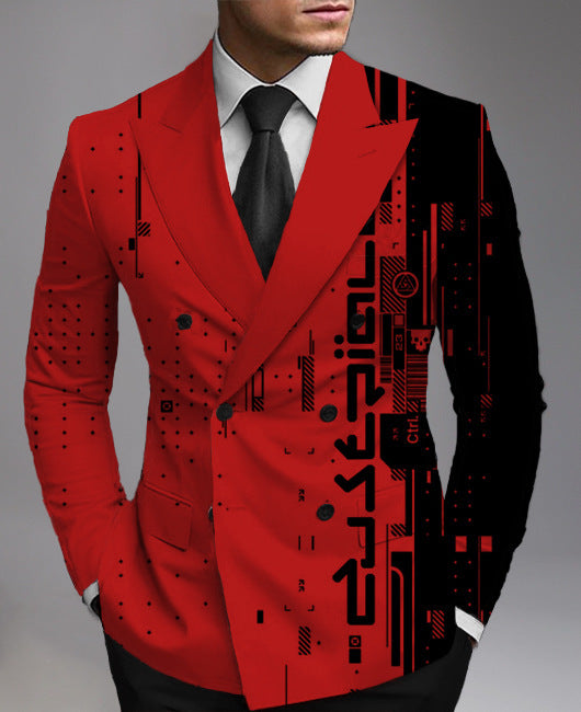 Men’s Printed Suit