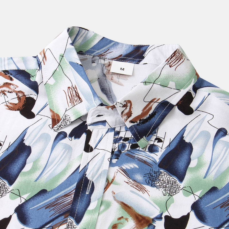 Floral Lapel Shirt