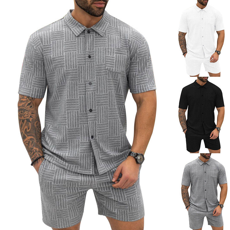 Jacquard Shirt Set