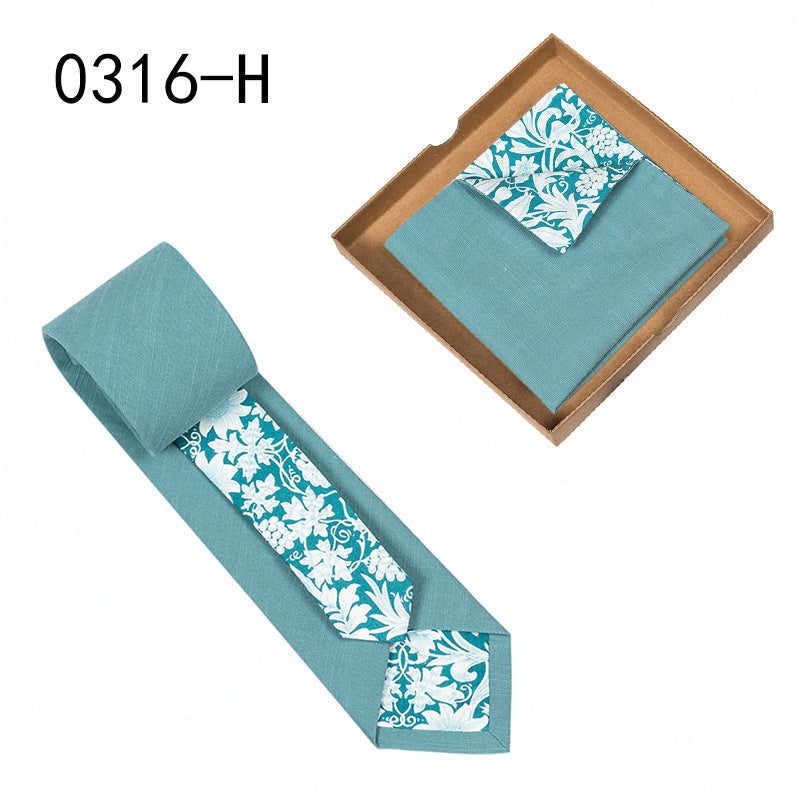 Floral Cotton Tie