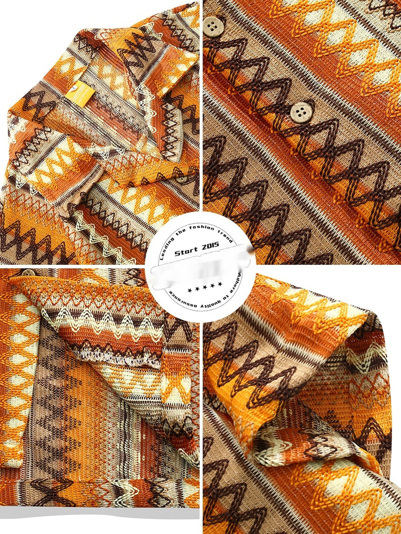 Ethnic Collar Shirt