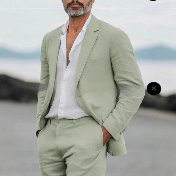 Casual Linen Suit