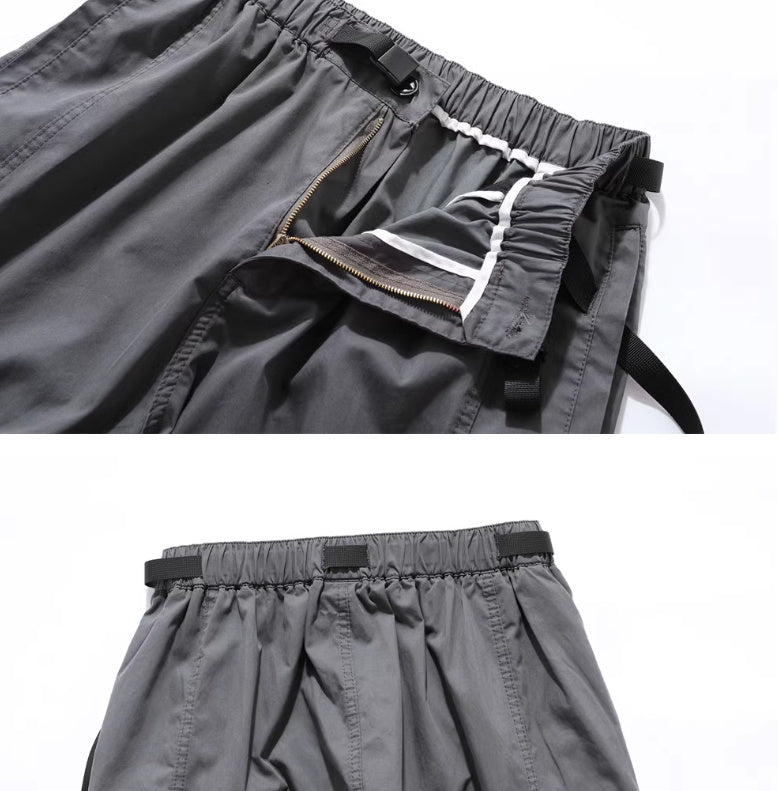 Loose Belted Overalls