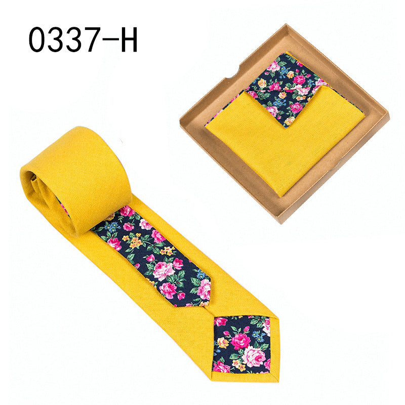 Floral Cotton Tie