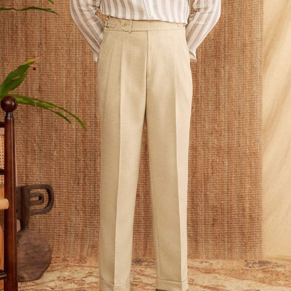 Double Pleated Pants