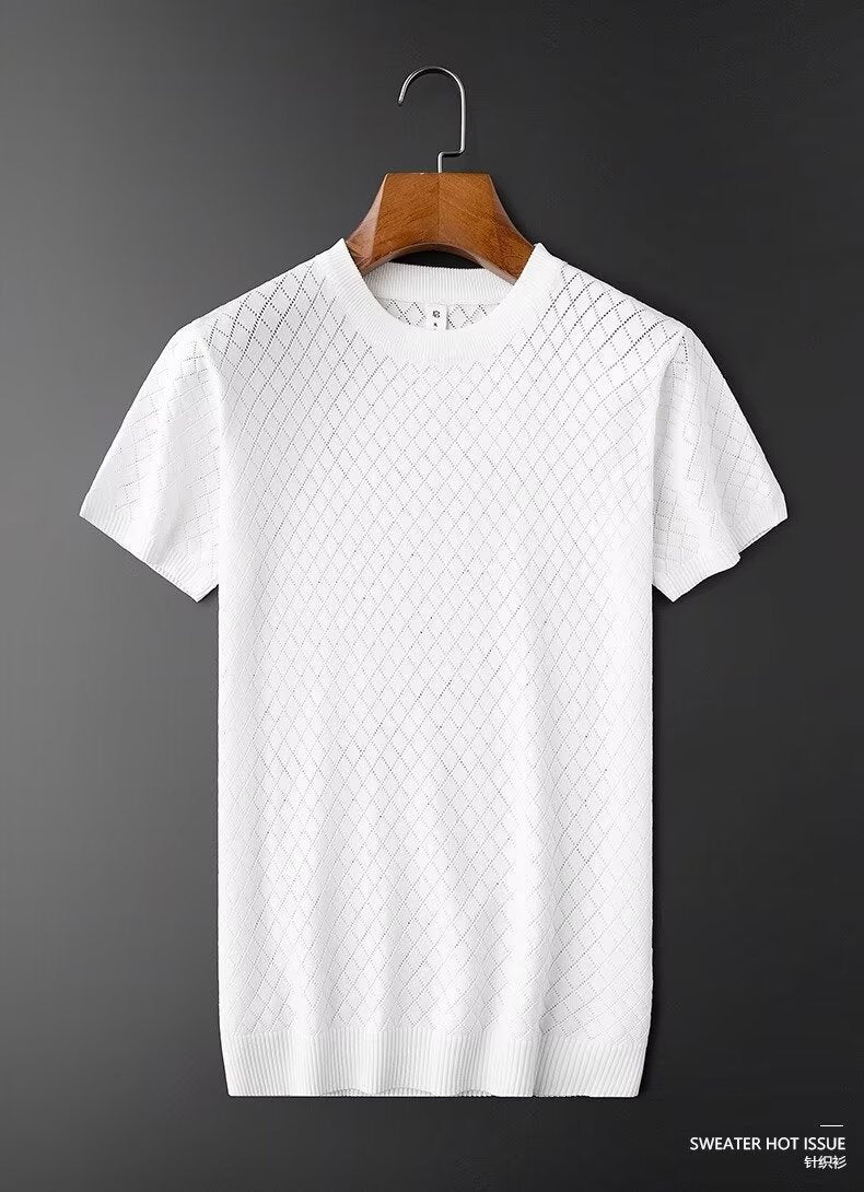 Ice Silk V-neck Tee