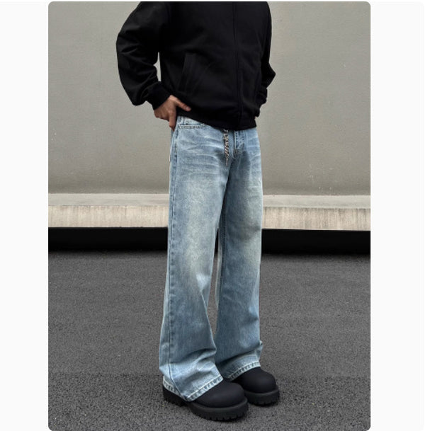 Washed Blue Jeans
