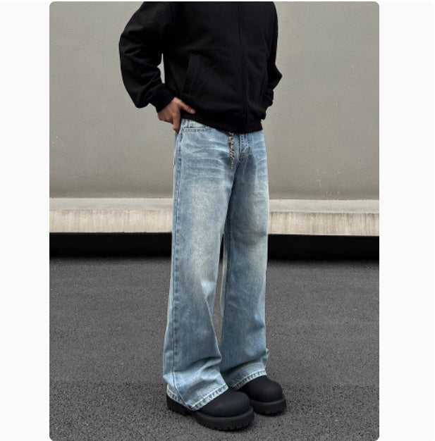 Washed Blue Jeans