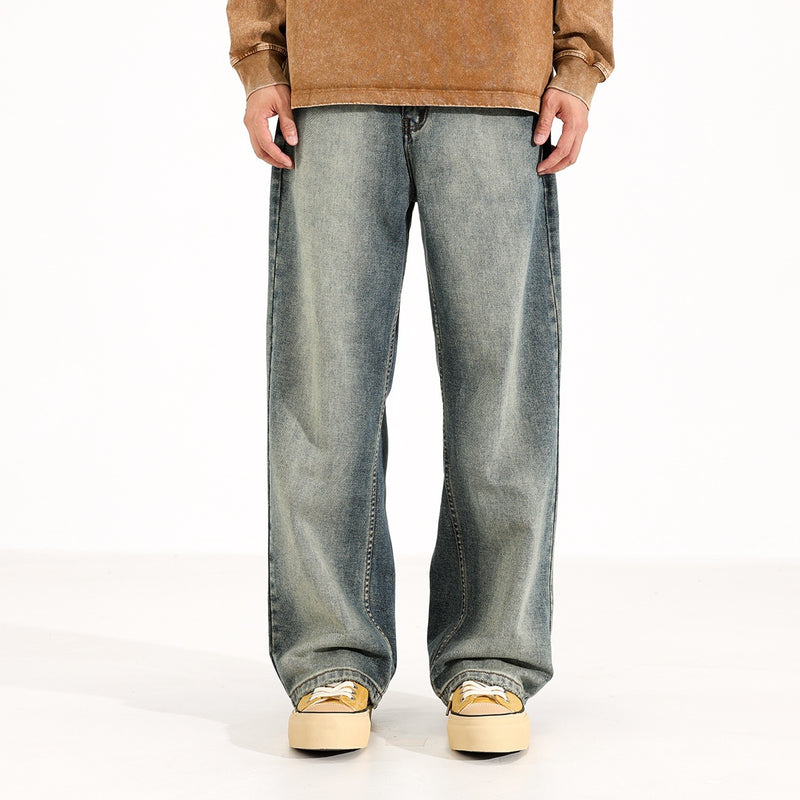 Loose Wide-Leg Jeans
