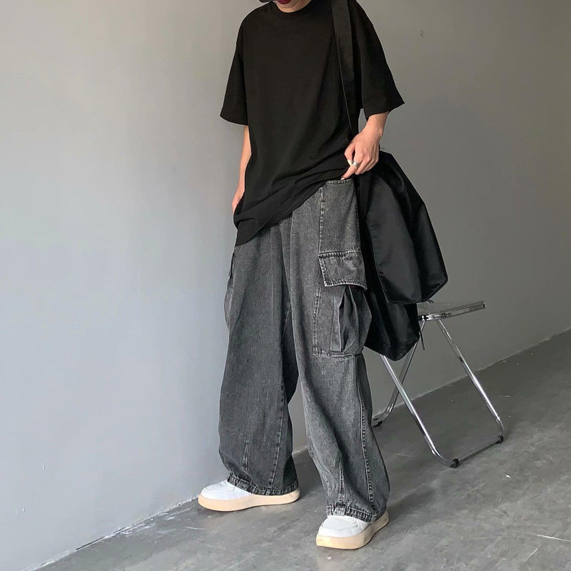 Retro Loose Cargo Jeans