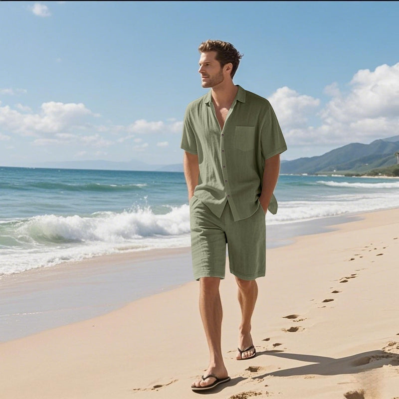 Linen Beach Suit