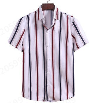Chemise à rayures pour homme